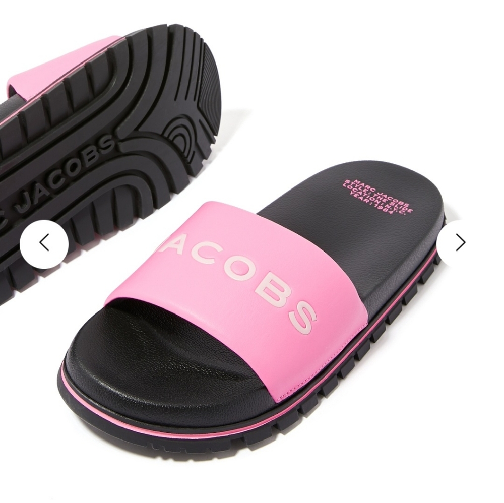 Marc jacobs pink slides